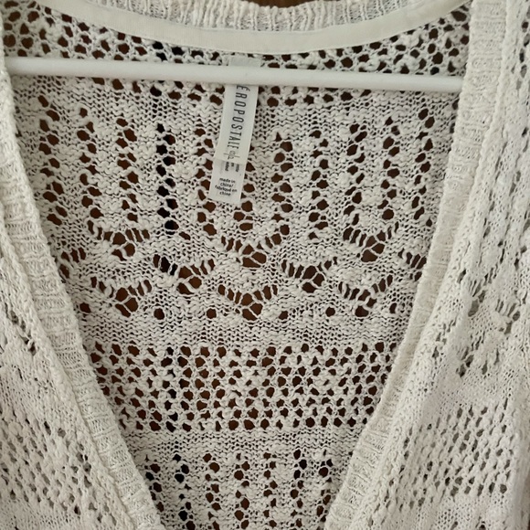 Aeropostale Crochet Cardigan - Picture 2 of 3